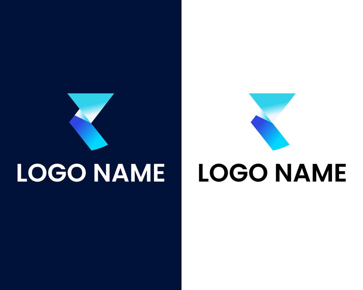 modelo de design de logotipo moderno letra y vetor