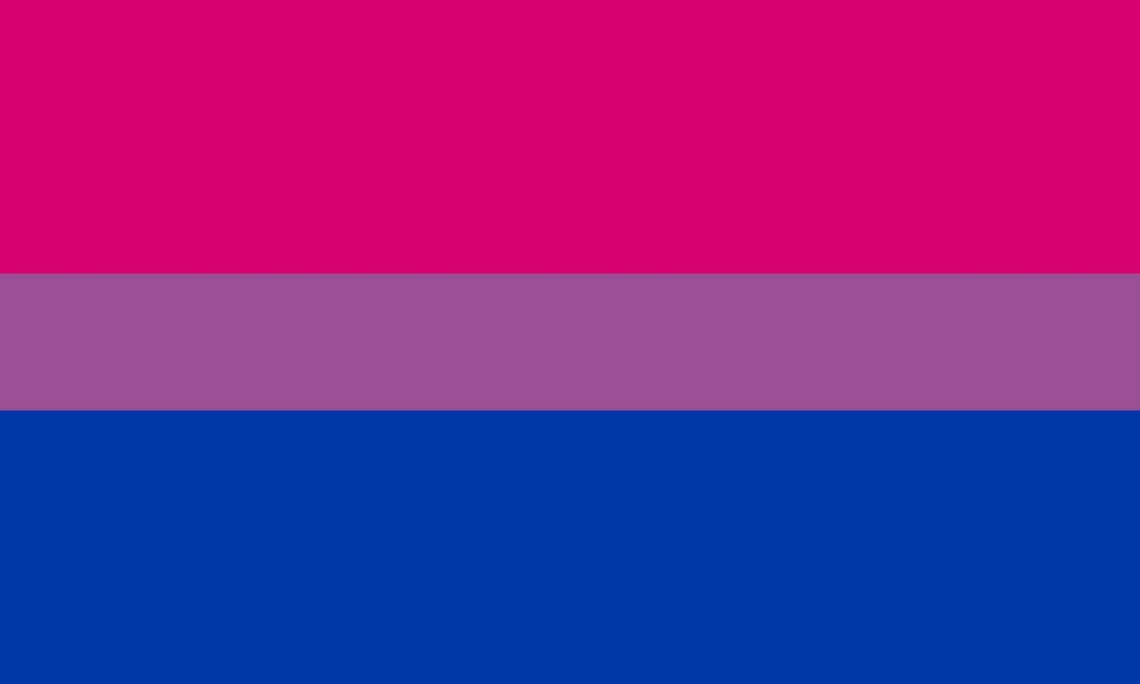 bandeira do orgulho bissexual. ilustração vetorial. vetor