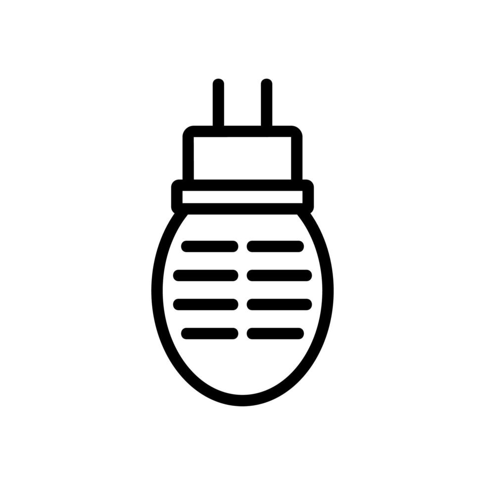 vetor de ícone de controle de insetos. ilustração de símbolo de contorno isolado