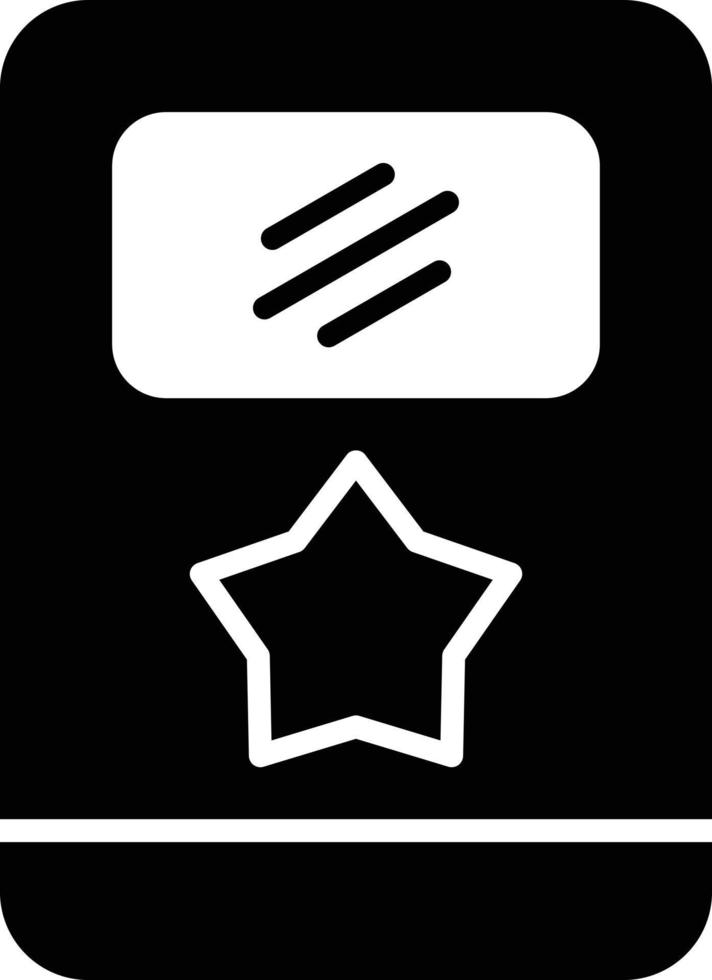 ícone de glifo de escudo policial vetor