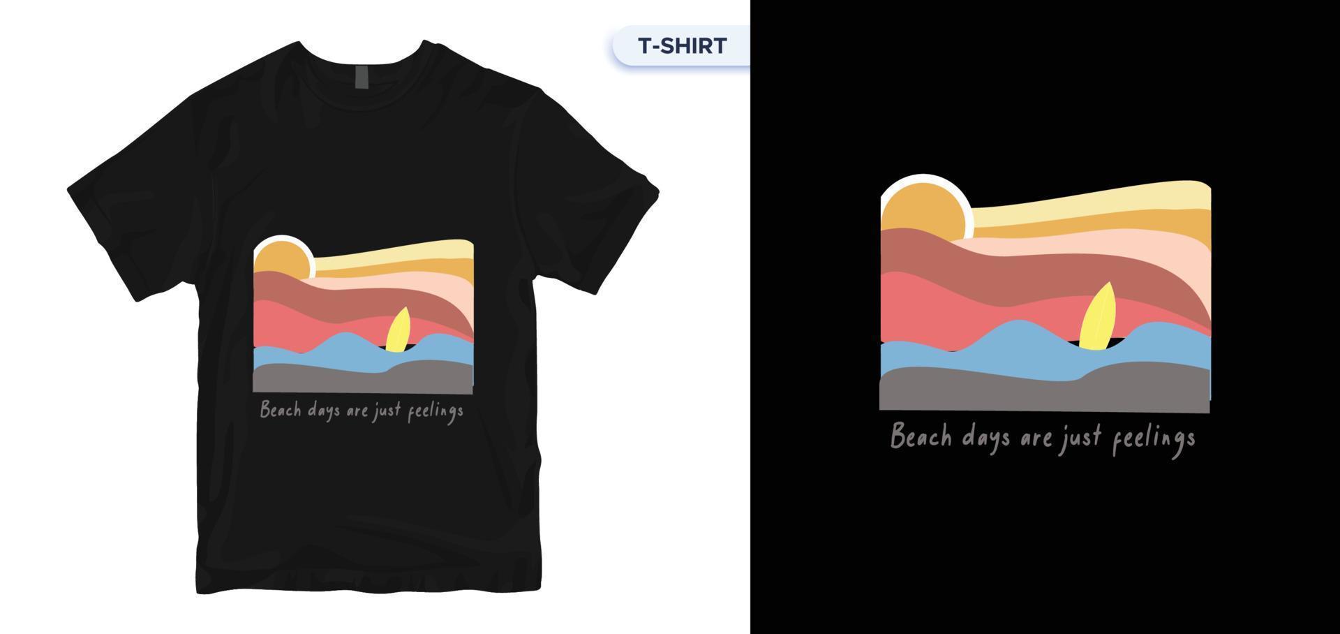 projeto de camiseta. design de camiseta de surf. tipografia, gráficos de camisetas, impressão, pôster. ilustração vetorial de estoque de camiseta. amostras globais. vetor