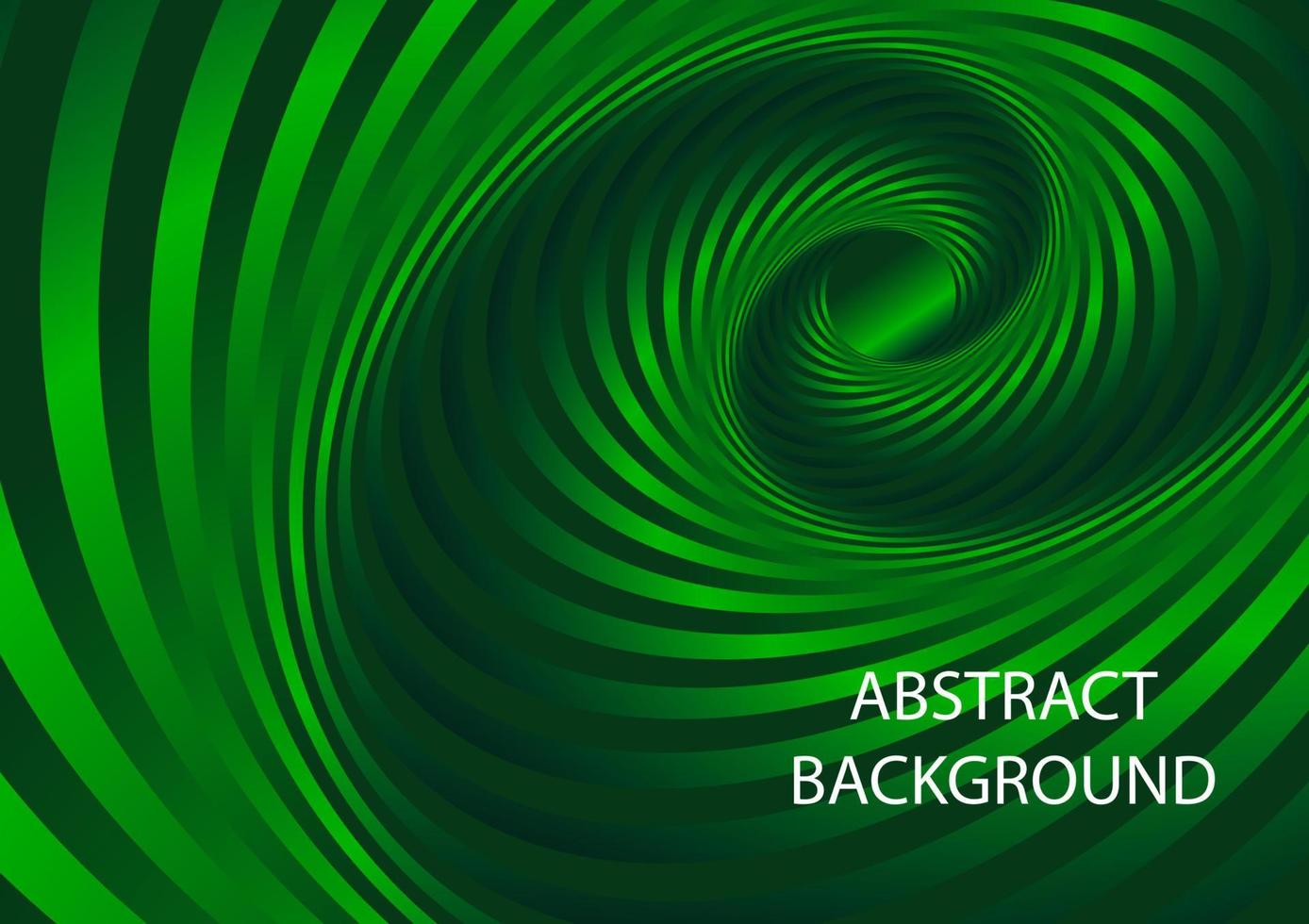 curva de círculo verde abstrato e brilho brilhante giratório, ilustração vetorial vetor