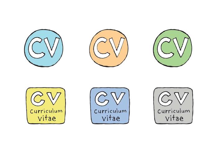 Série de vetores Curriculum Vitae grátis