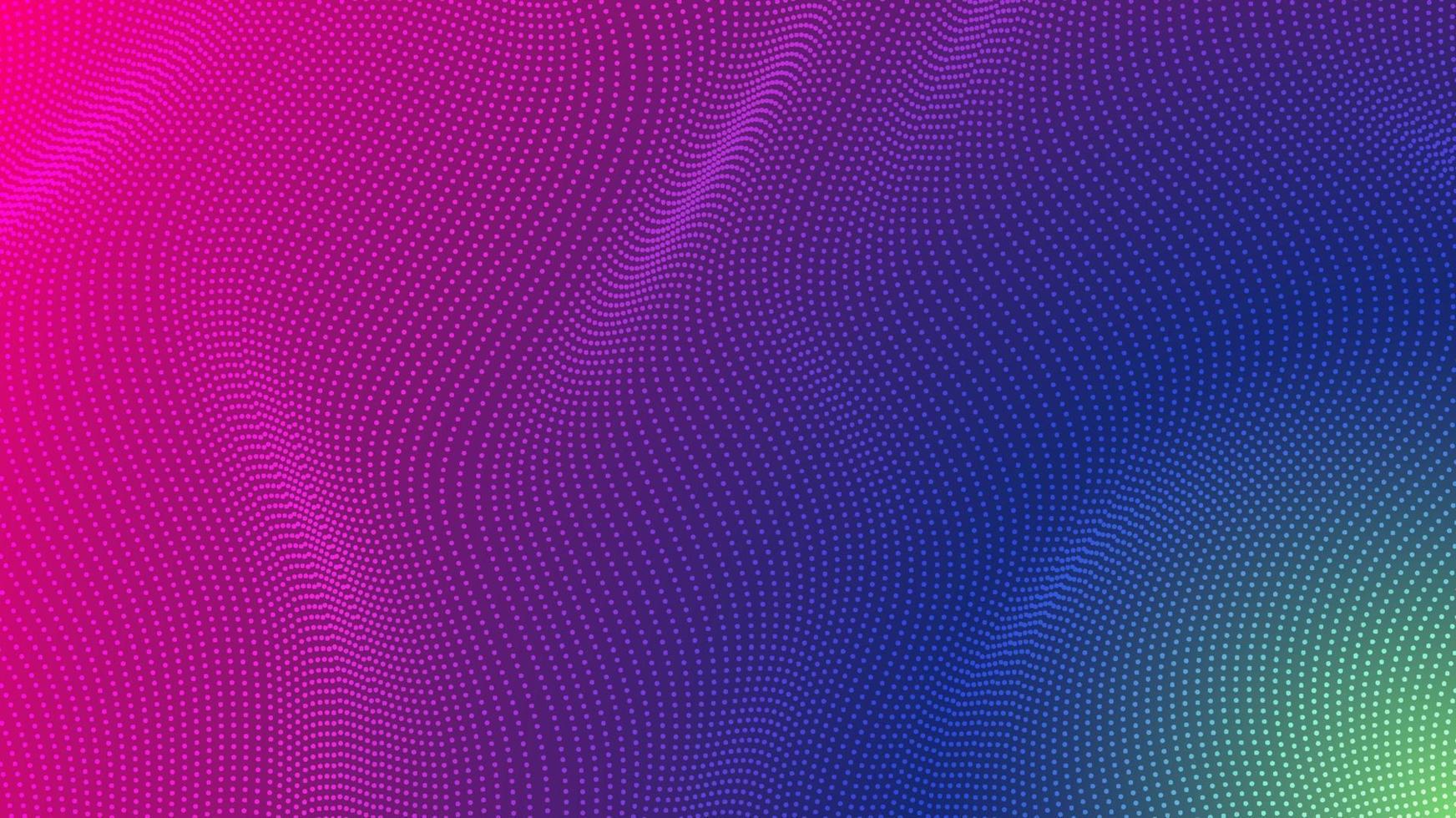 partículas de efeito de meio-tom de pontos abstratos fundo e textura de cor gradiente vibrante vetor