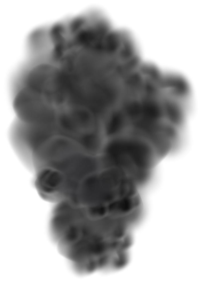 nebulosidade vetorial branca, neblina ou fumaça em fundo xadrez escuro. vetor