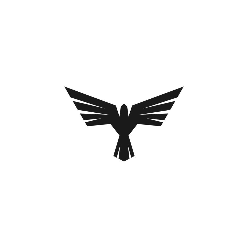 vetor de modelo de ilustração de design de logotipo de ícone de águia