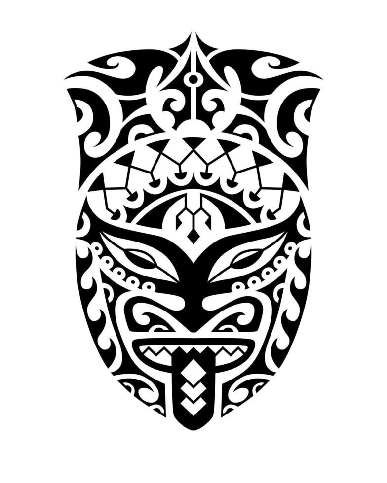 desenho de tatuagem estilo maori para perna ou ombro. vetor