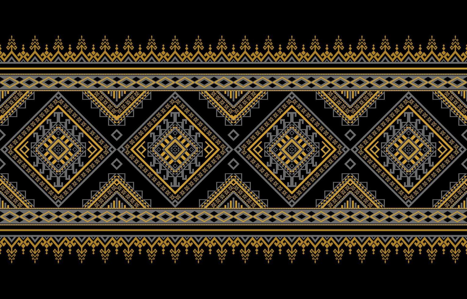 design tradicional de padrão oriental étnico geométrico para plano de fundo, tapete, papel de parede, roupas, embrulho, batic, tecido, estilo de illustraion.embroidery de vetor. vetor
