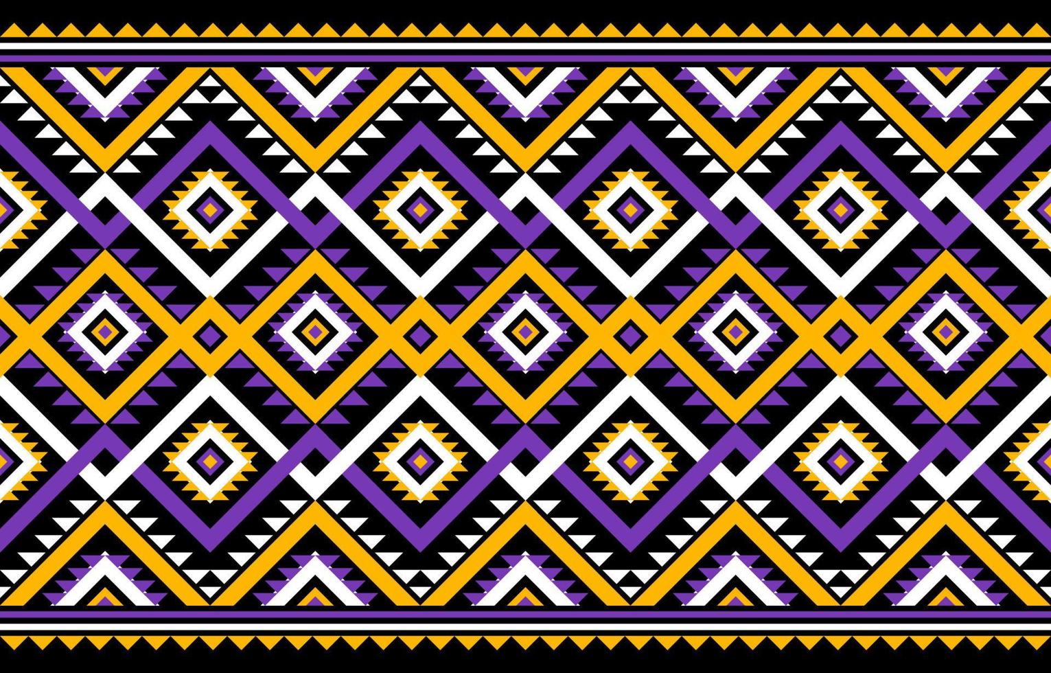 geométrico étnico sem costura padrão tribal tradicional. design para plano de fundo, ilustração, papel de parede, tecido, textura, batik, tapete, vestuário, bordado vetor