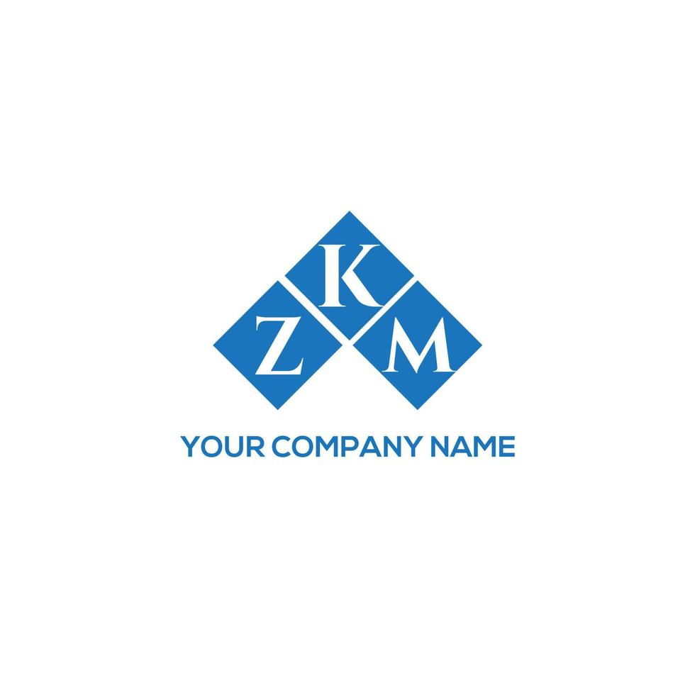 zkm carta design.zkm carta logo design em fundo branco. conceito de logotipo de letra de iniciais criativas zkm. zkm carta design.zkm carta logo design em fundo branco. z vetor