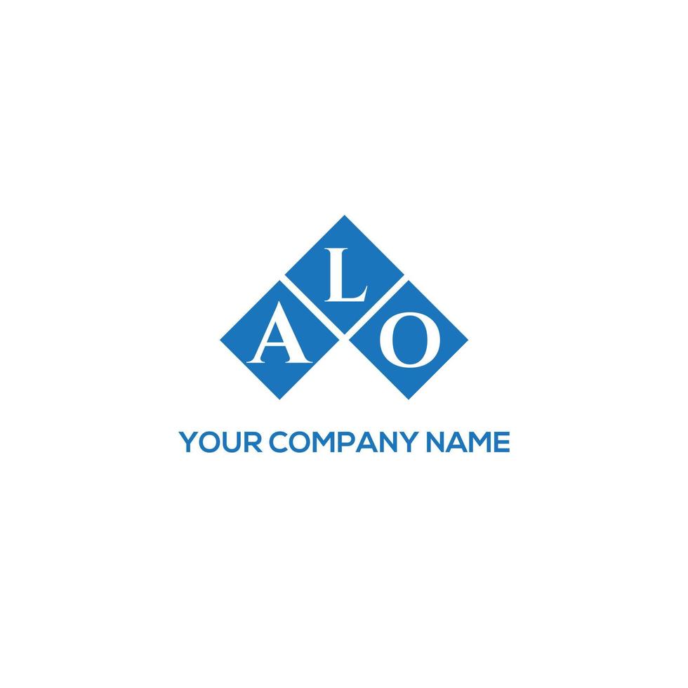 alo carta design.alo carta logo design em fundo branco. alo conceito de logotipo de letra de iniciais criativas. alo carta design.alo carta logo design em fundo branco. uma vetor