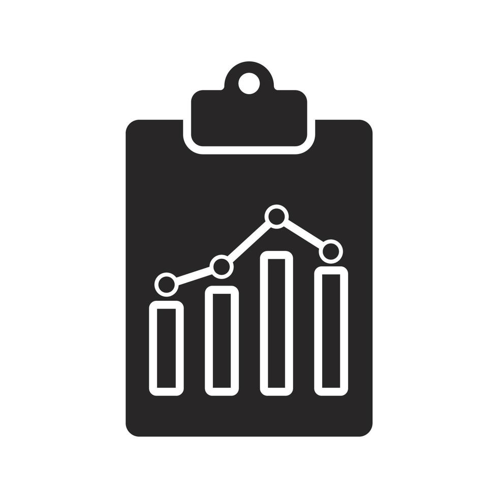 ícones de relatórios financeiros simbolizam elementos vetoriais para infográfico web vetor