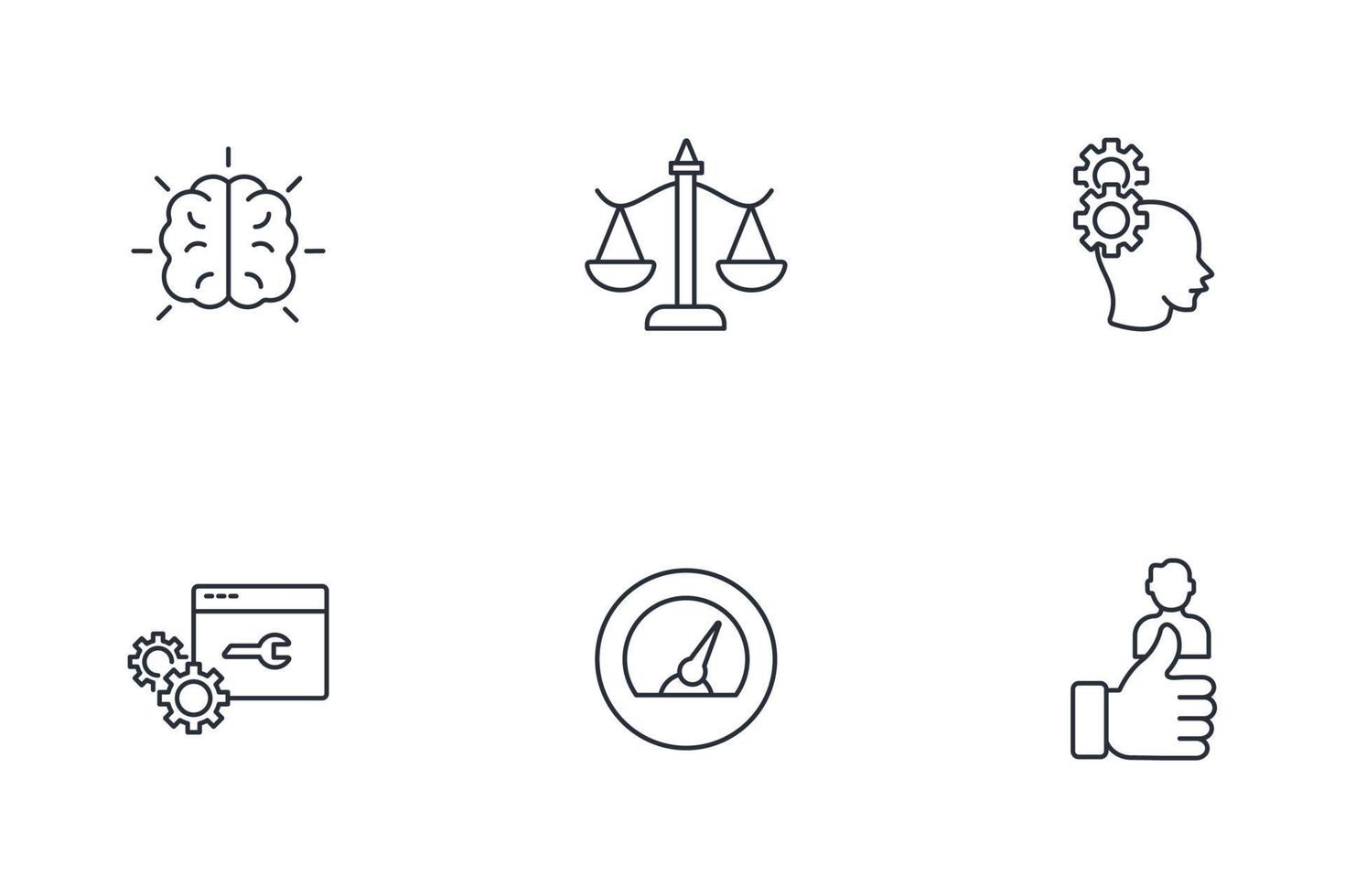 conjunto de ícones de melhores práticas. elementos de vetor de símbolo de pacote de melhores práticas para web infográfico