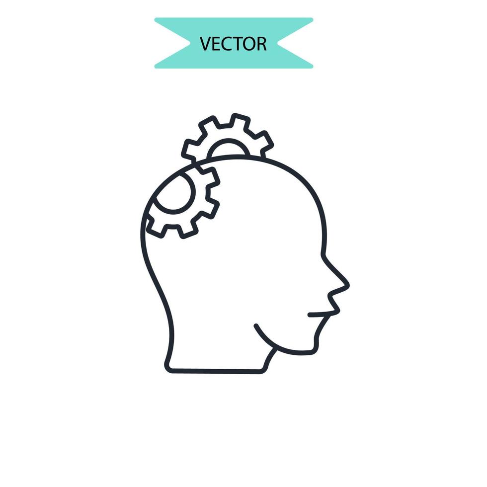 ícones de curiosidade simbolizam elementos vetoriais para infográfico web vetor