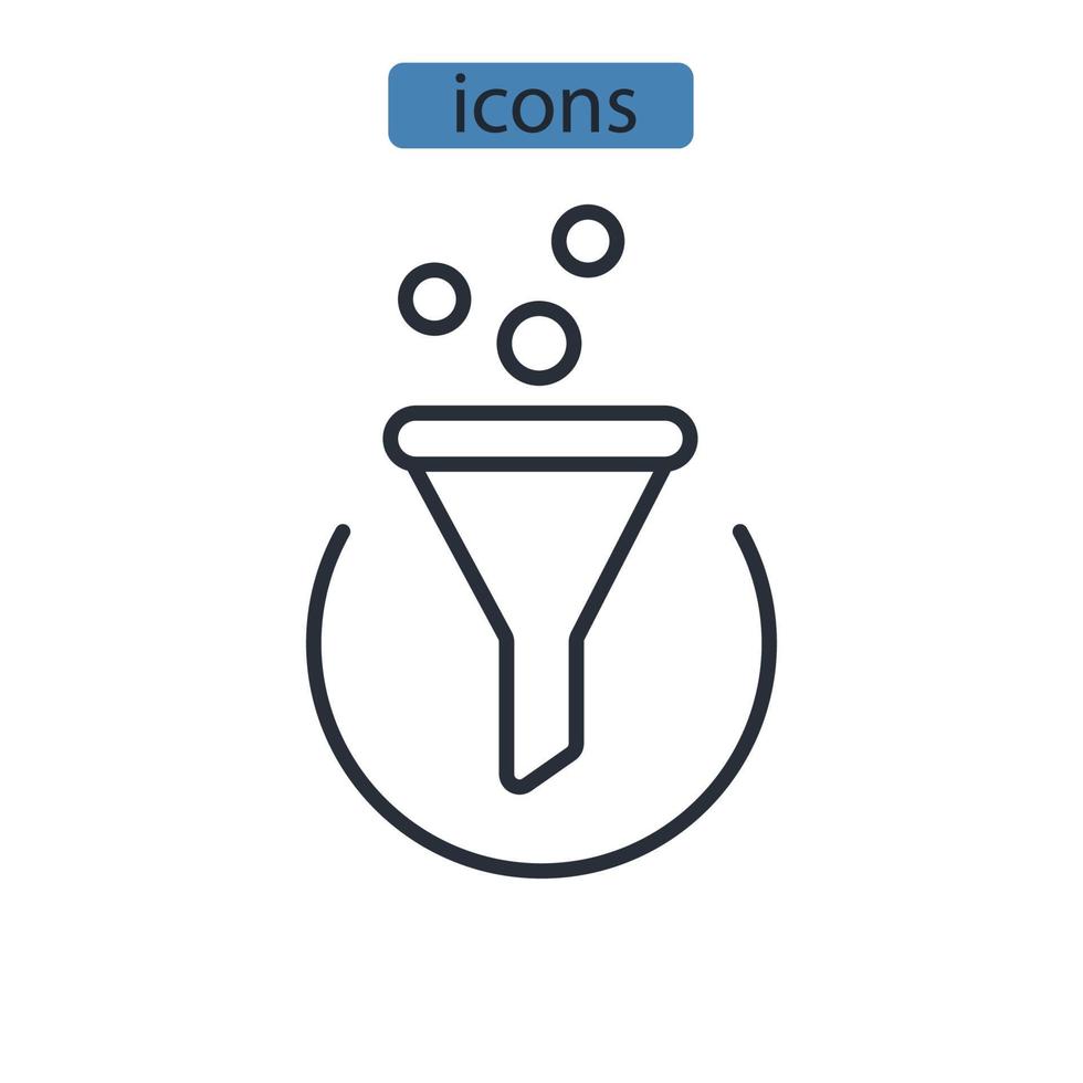 ícones de precisão símbolo elementos vetoriais para web infográfico vetor