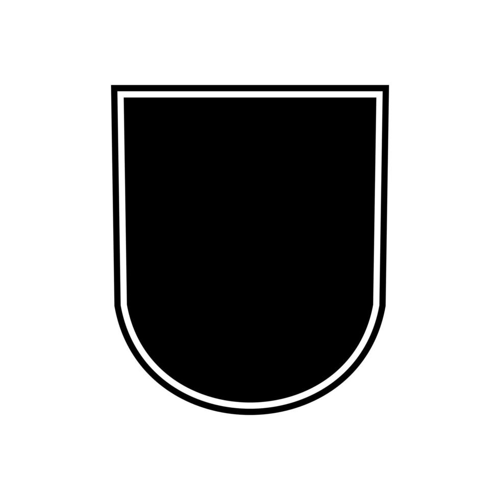 ilustração vetorial de escudo. ícones de forma de escudo. forma do símbolo. coleção de escudos diferentes. distintivo de polícia. símbolo de segurança. proteger o estilo plano do escudo - vetor de ações.