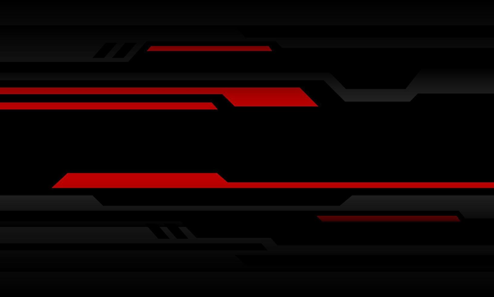 abstrato vermelho cinza preto metálico cibernético futurisitc sobreposição geométrica design moderno vetor de fundo de tecnologia