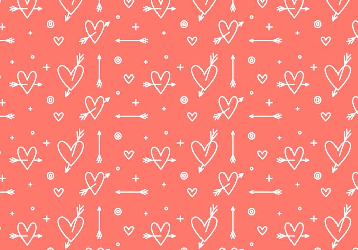 Free Heart Vector Pattern # 3