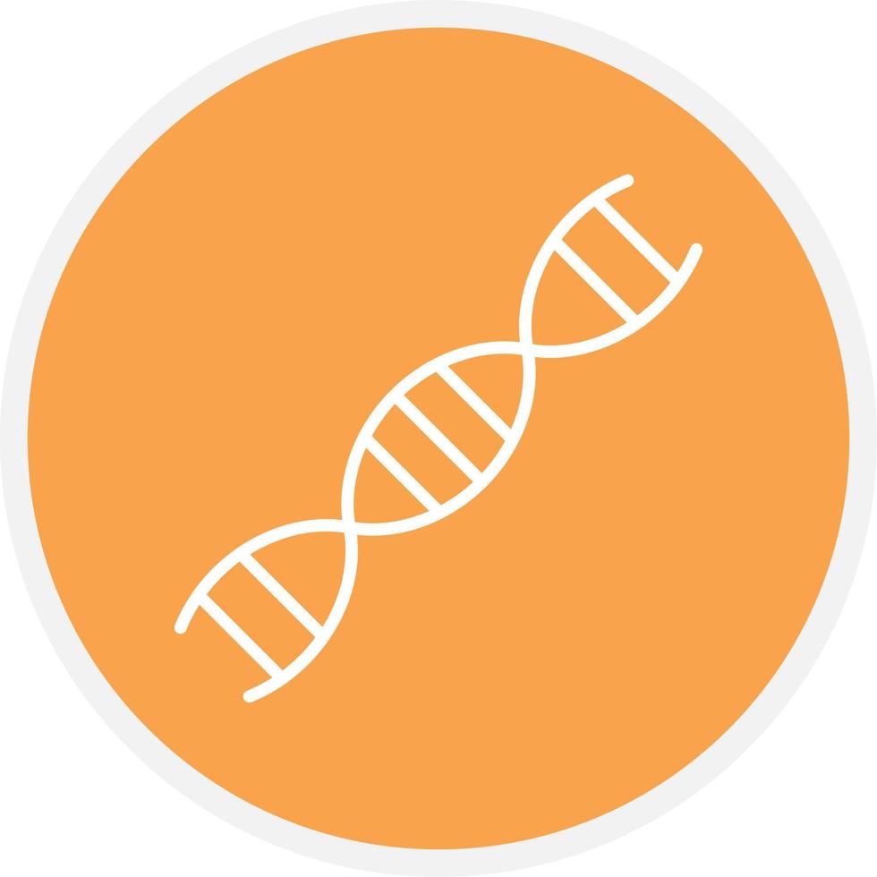 círculo de linha de DNA vetor