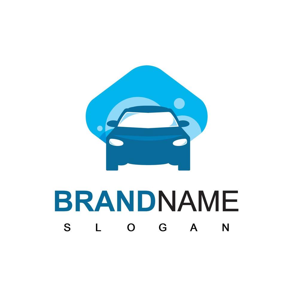 vetor de design de logotipo de carro isolado em fundo branco