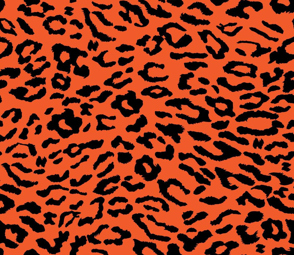 fundo de leopardo. padrão sem emenda. Estampa de animal. vetor