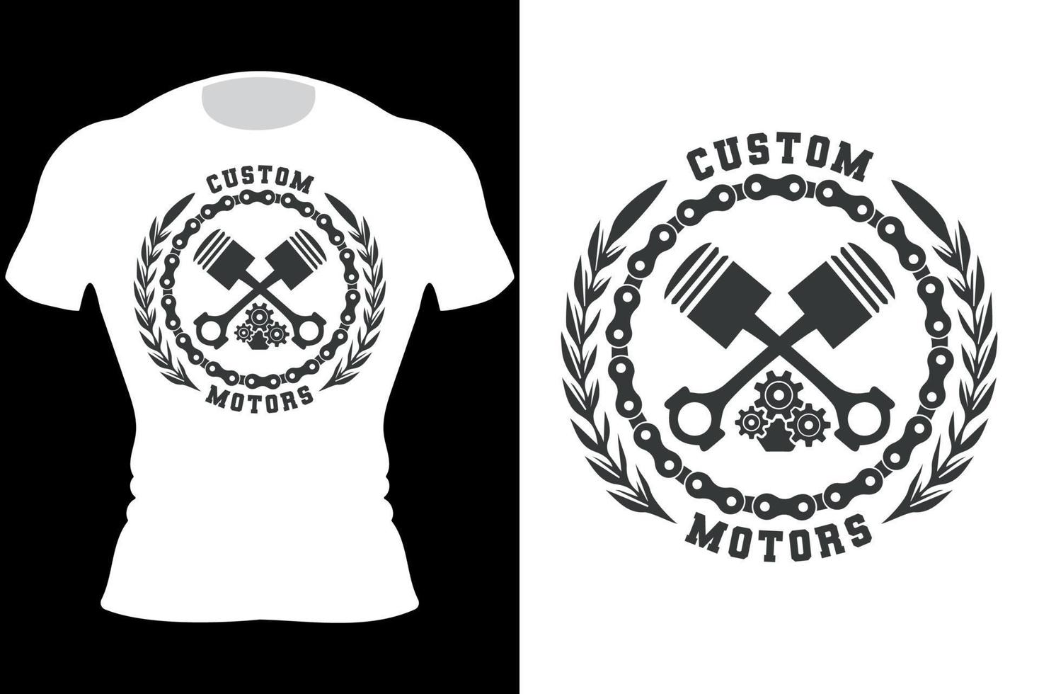 custom motors.crazy biker.crazy squad biker.ride to live to ride.motorcycle t-shirt design vetor