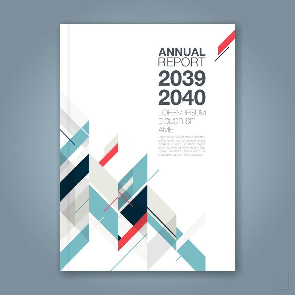 fundo de design de formas geométricas mínimas para cartaz de folheto de capa de livro de relatório anual de negócios vetor