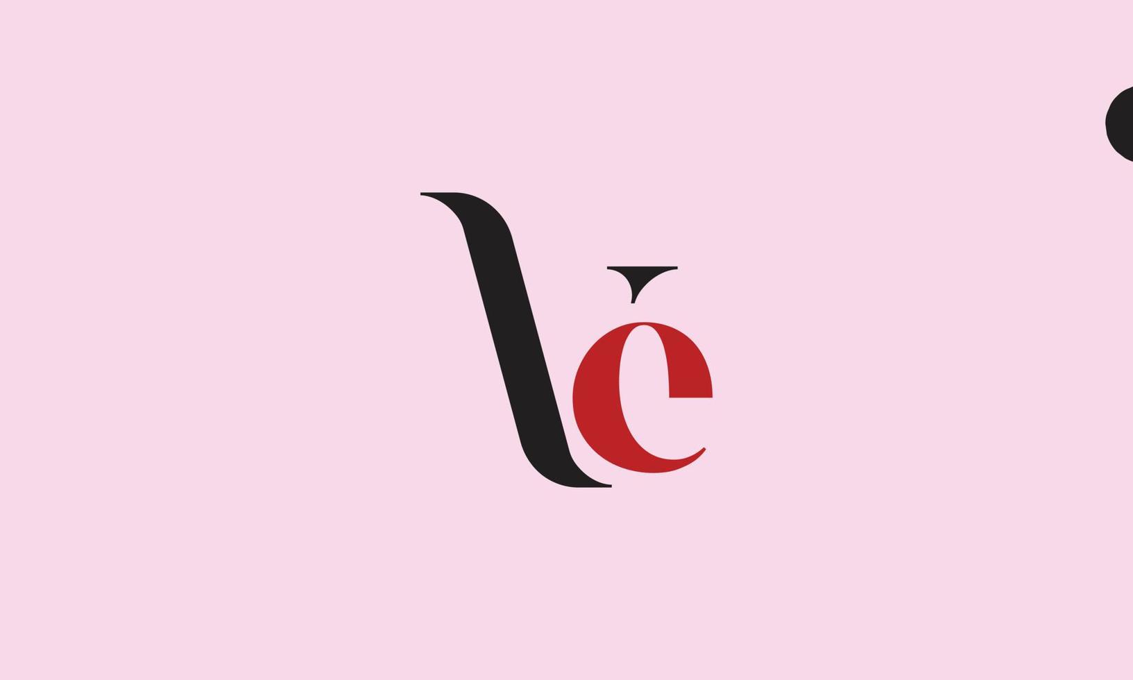 letras do alfabeto iniciais monograma logotipo vc, cv, v e c vetor