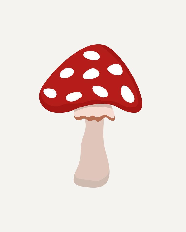 ilustração em vetor isolado de mosca agaric.