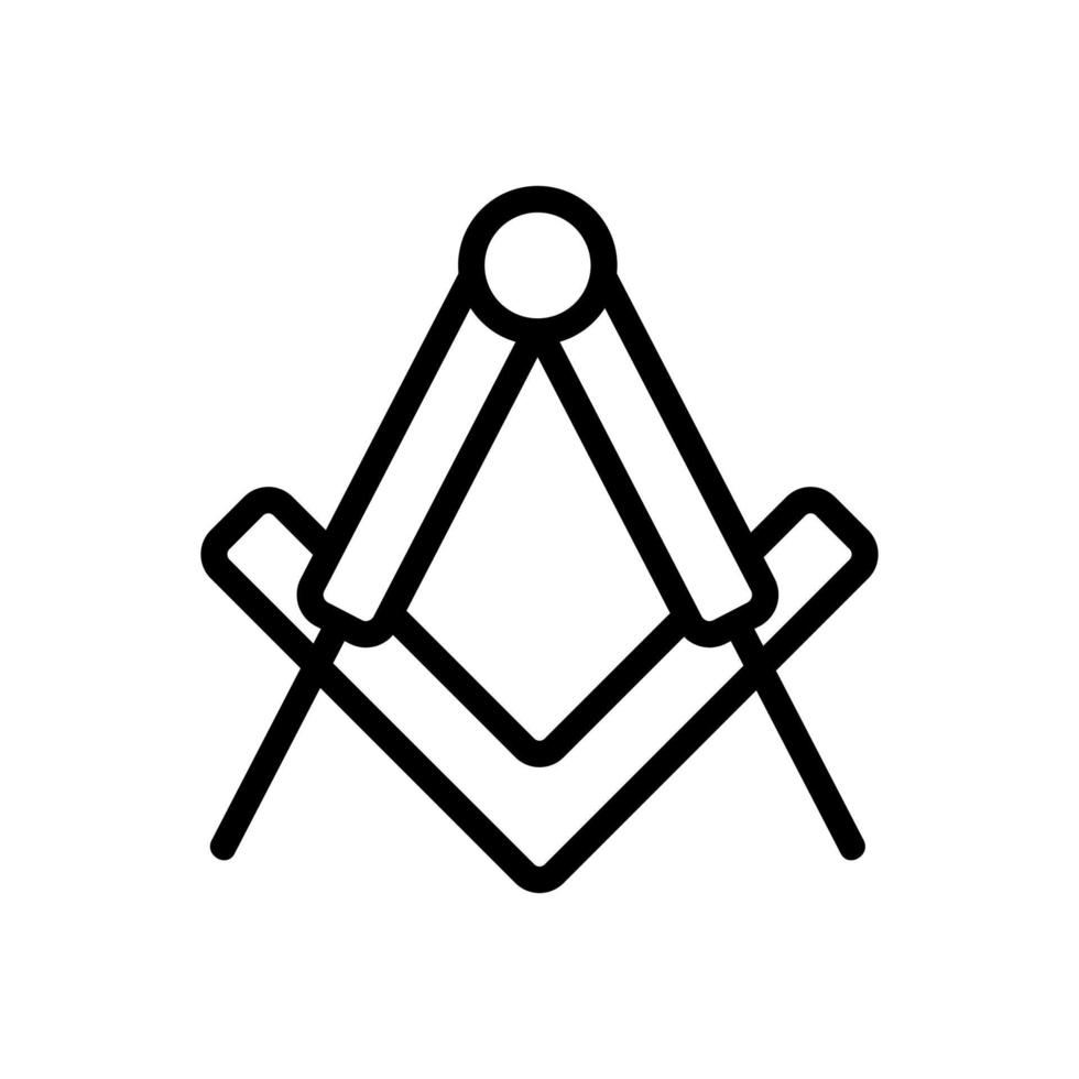 vetor de ícone de sinal ritual. ilustração de símbolo de contorno isolado
