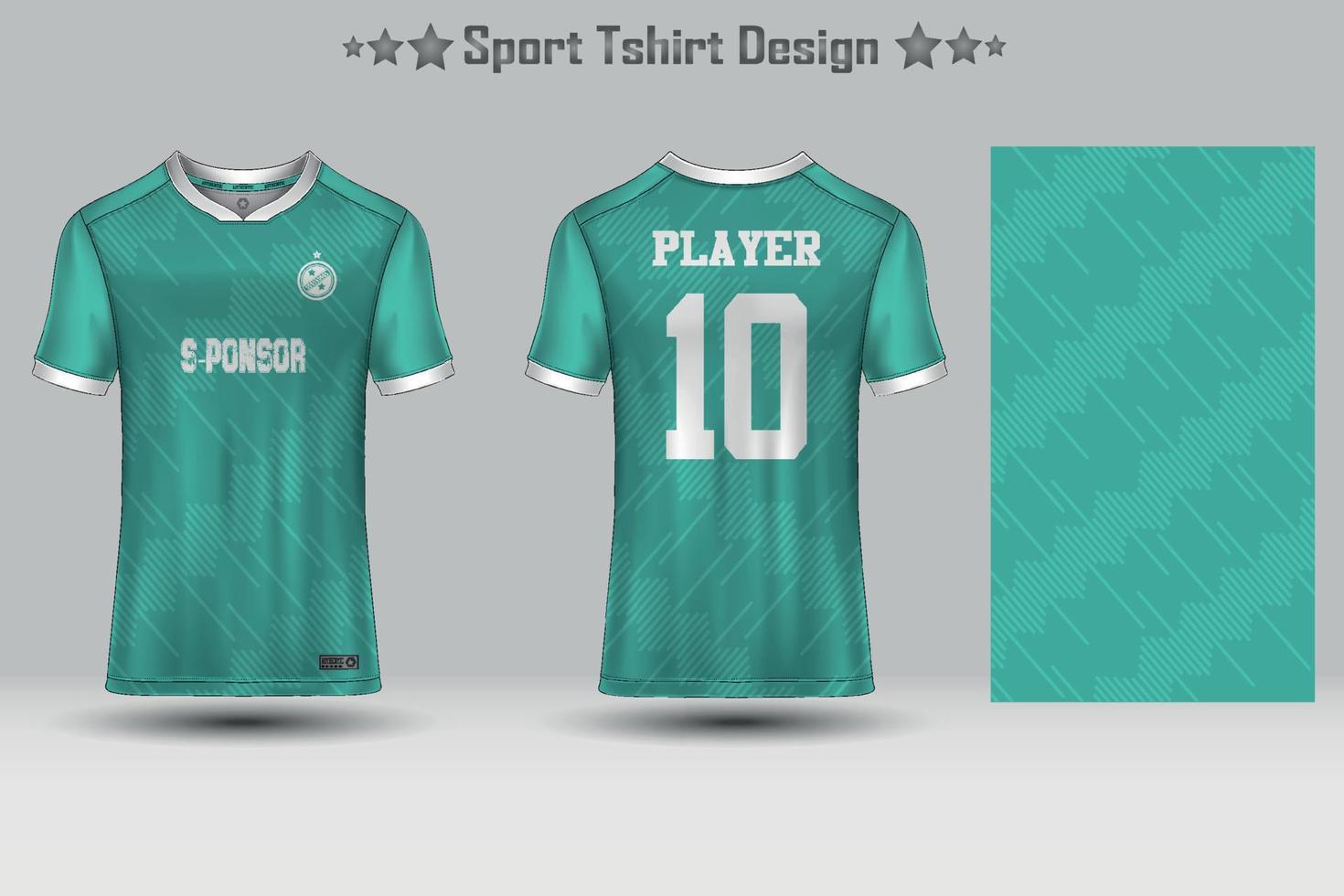 modelo de maquete de padrão geométrico de camisa de futebol abstrata design de camiseta esportiva vetor