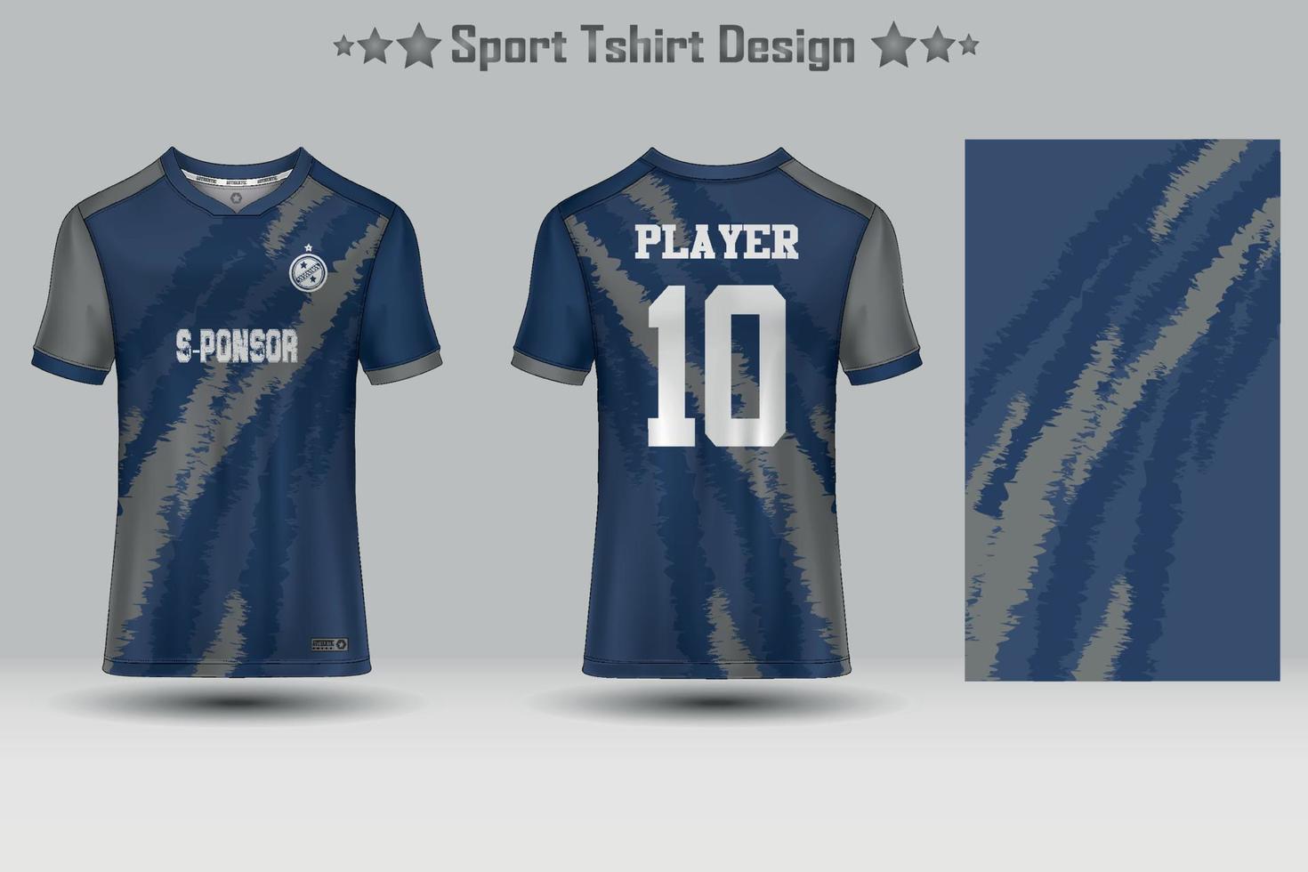 maquete de camisa de esporte de futebol design de t-shirt de padrão geométrico abstrato vetor