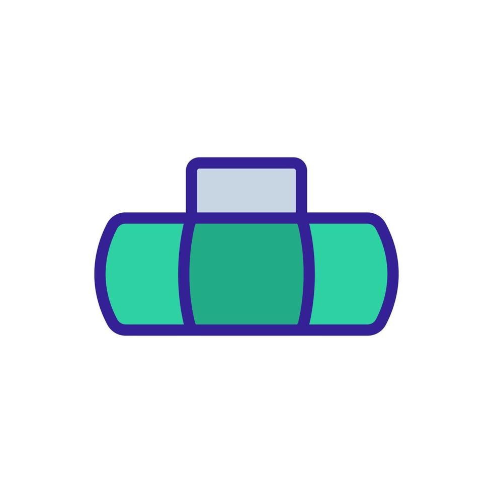 vetor de ícone de viagem de bagagem. ilustração de símbolo de contorno isolado
