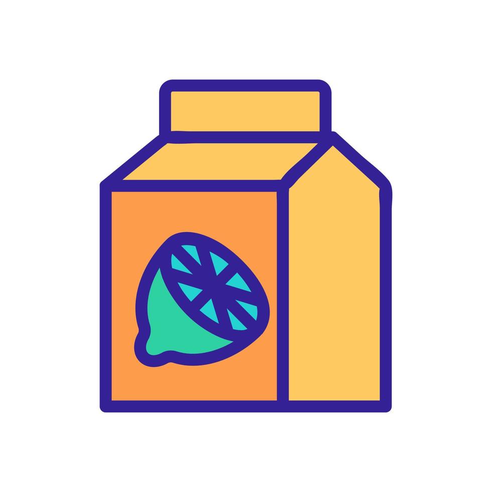 vetor de ícone de suco de limão. ilustração de símbolo de contorno isolado