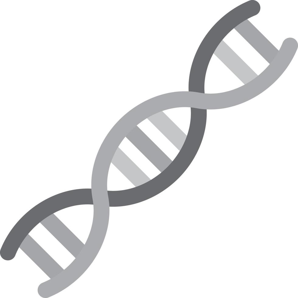 escala de cinza plana de DNA vetor