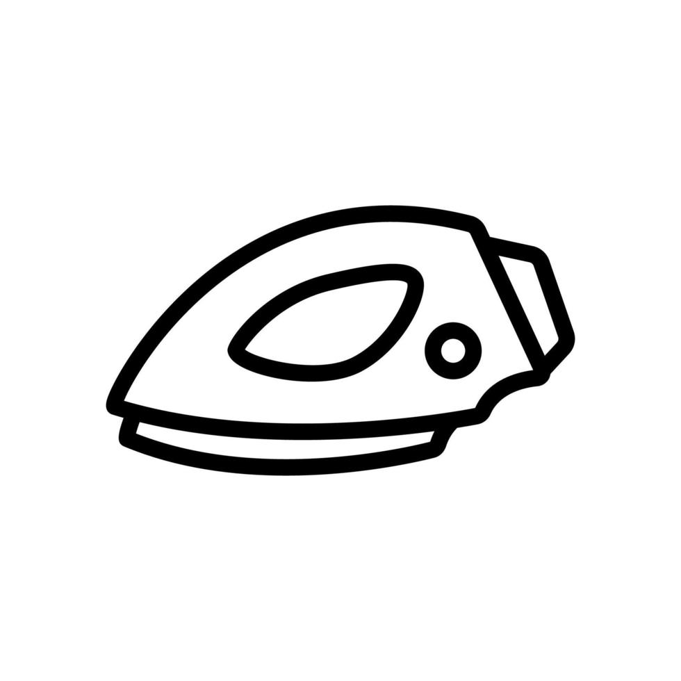 vetor de ícone de ferro moderno. ilustração de símbolo de contorno isolado