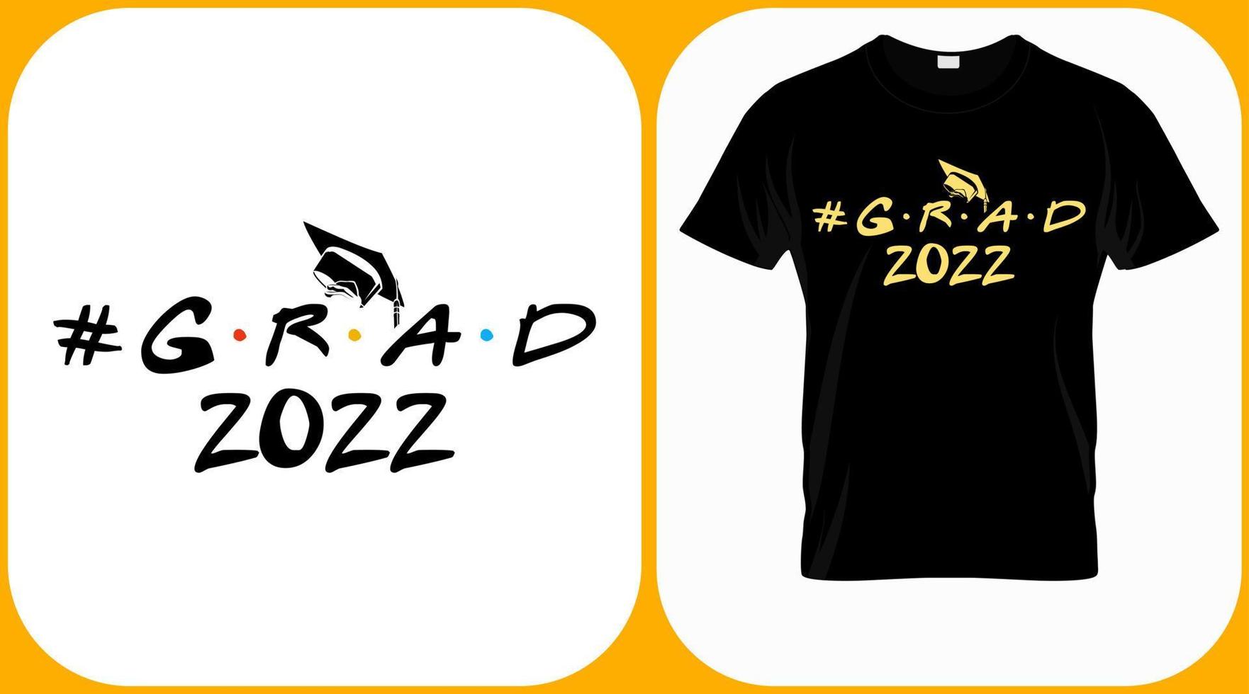 classe de pós-graduação do vetor de 2022. letras de mão de formatura. modelo de texto para design de formatura, evento de felicitações, t-shirt, festa, convites de pós-graduação do ensino médio ou faculdade.