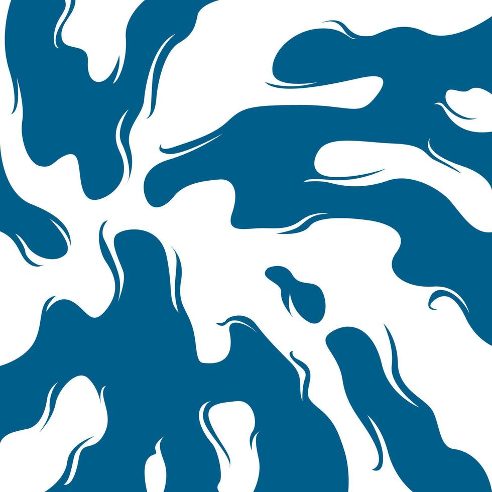 abstrato ondulado, fundo de arte do oceano, arte, design de arte de ondas vetor