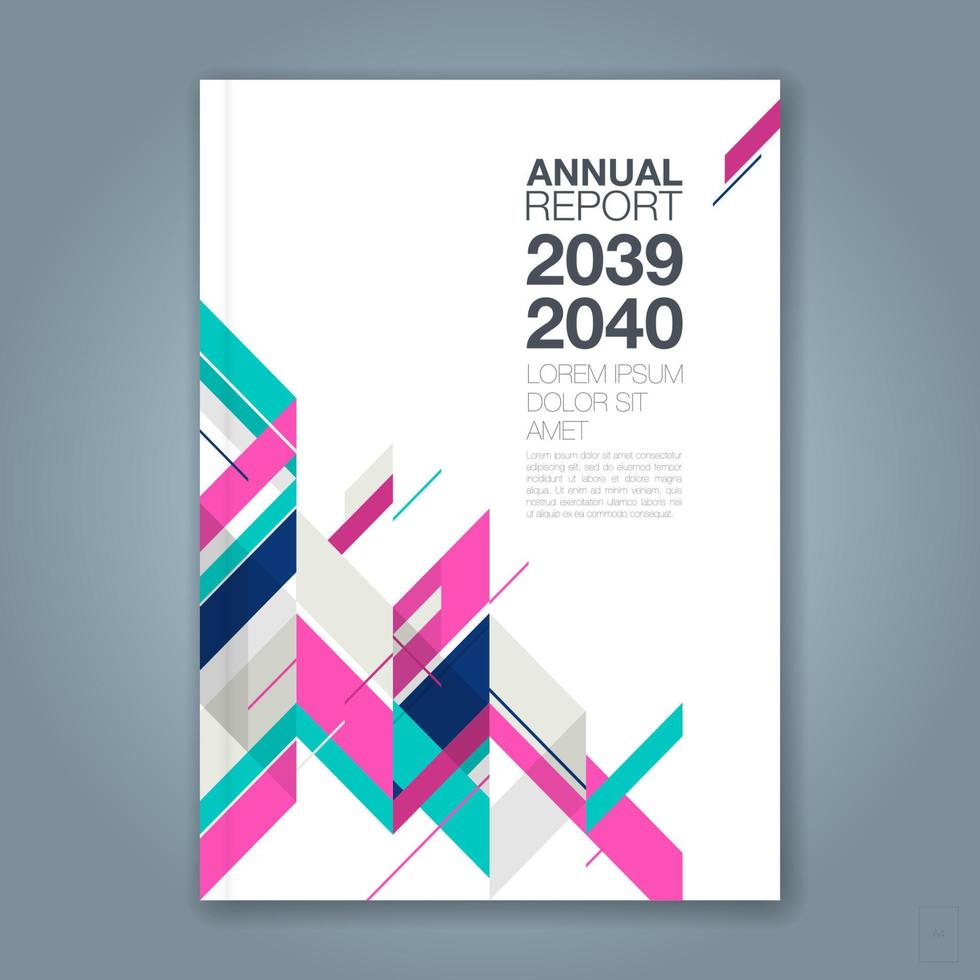 fundo de design de formas geométricas mínimas para cartaz de folheto de capa de livro de relatório anual de negócios vetor