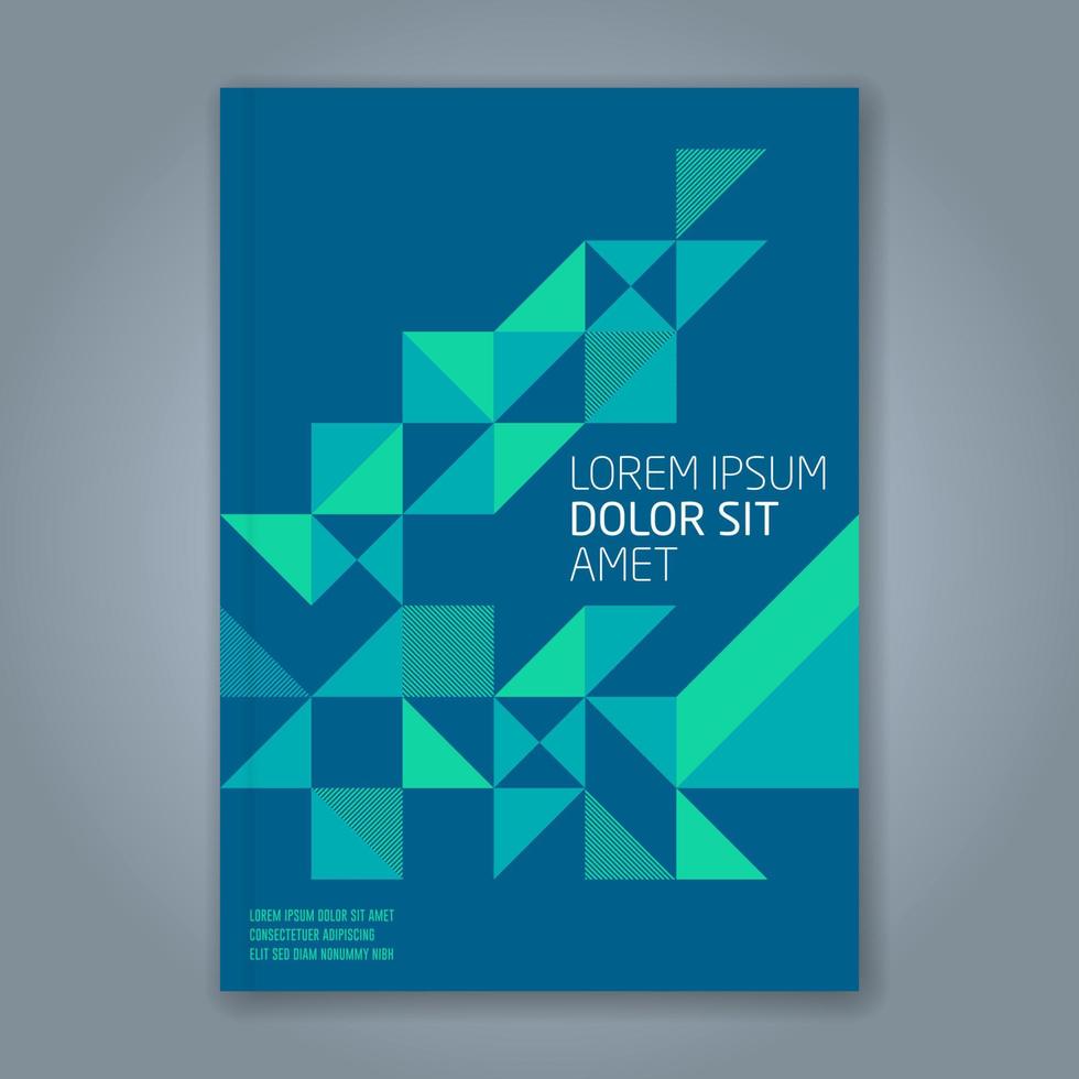 fundo de design de formas geométricas mínimas para cartaz de folheto de capa de livro de relatório anual de negócios vetor