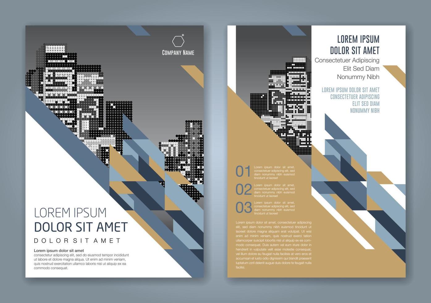 fundo de design de formas geométricas mínimas para cartaz de folheto de capa de livro de relatório anual de negócios vetor