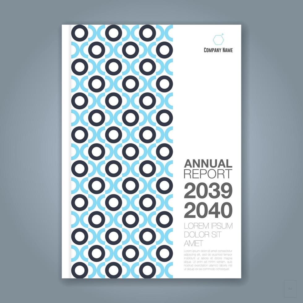 fundo abstrato círculo geométrico mínimo para cartaz de folheto de capa de livro de relatório anual de negócios vetor
