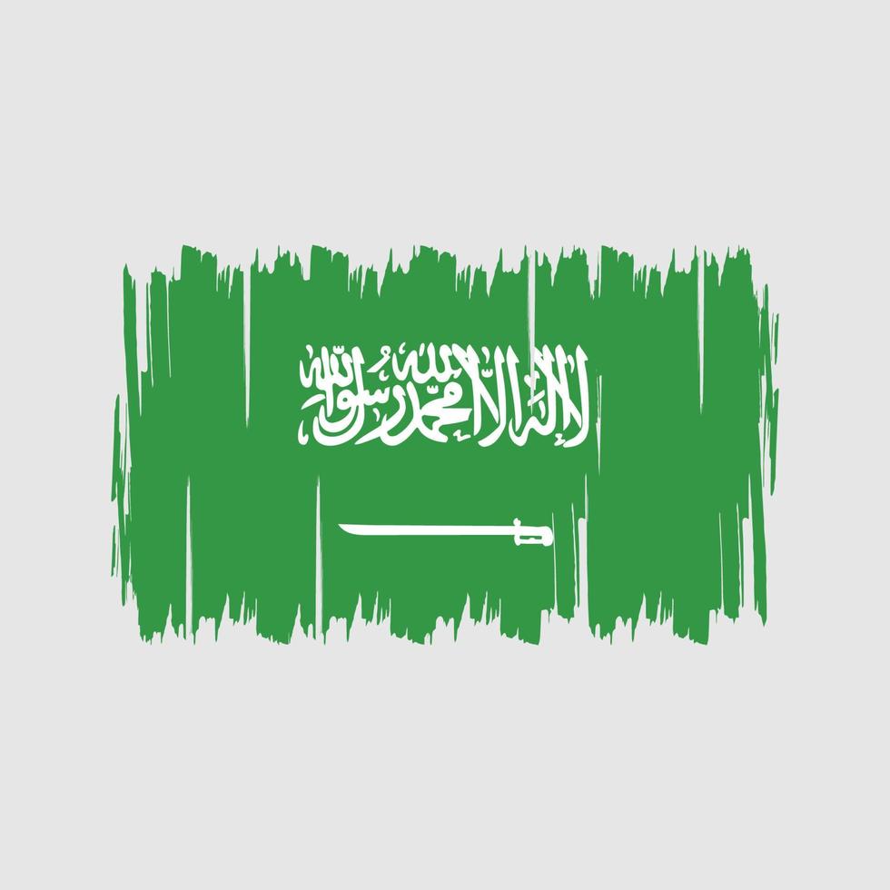 vetor de bandeira da arábia saudita. bandeira nacional