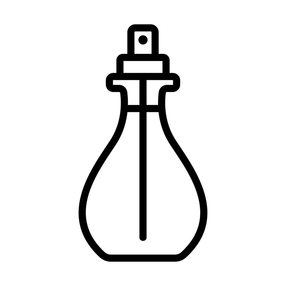 garrafa de spray com ilustração de contorno de vetor de ícone líquido