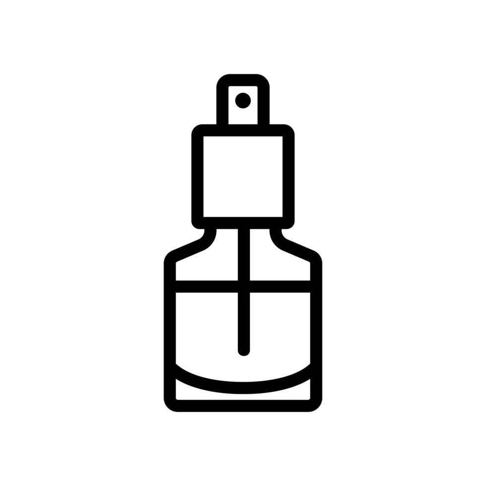 ilustração de contorno de vetor de ícone de spray aromático pequeno