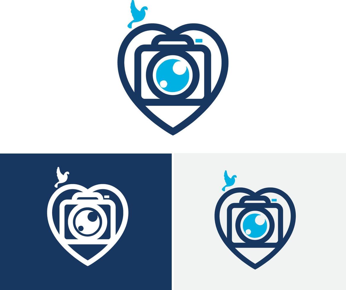 logotipo da câmera digital, logotipo de fotografia para estúdio fotográfico vetor