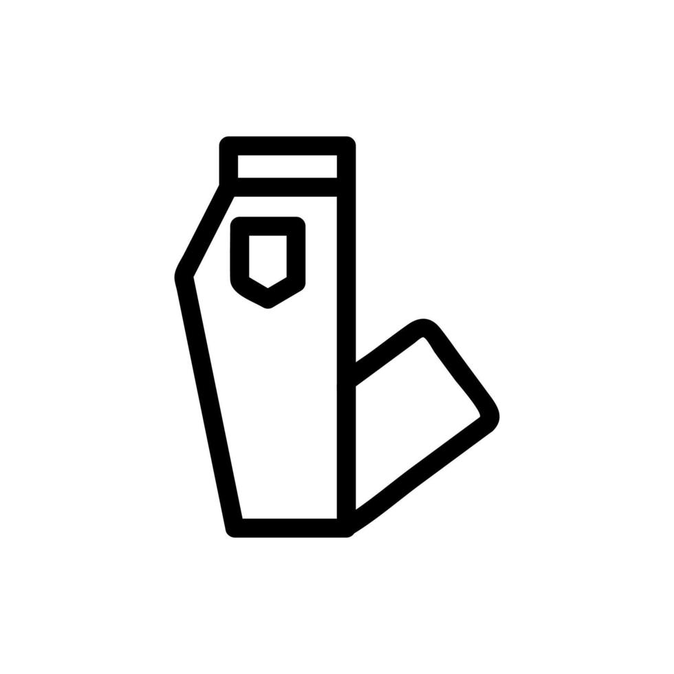 vetor de ícone de calças. ilustração de símbolo de contorno isolado