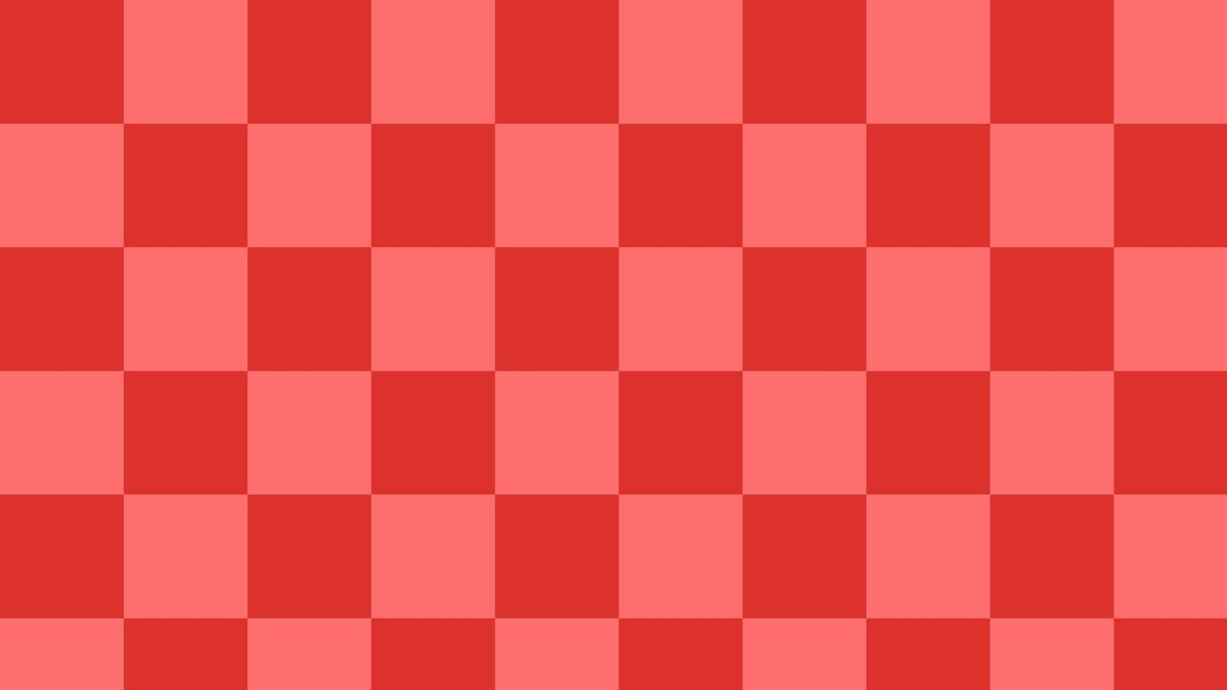 grandes damas vermelhas, xadrez, xadrez, ilustração de fundo padrão xadrez, perfeito para papel de parede, pano de fundo, cartão postal e plano de fundo para o seu design vetor