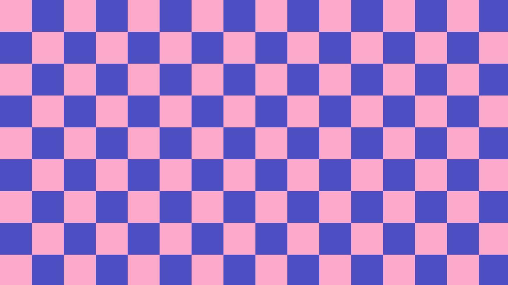 Padrão de fundo xadrez azul rosa, Vetor Premium