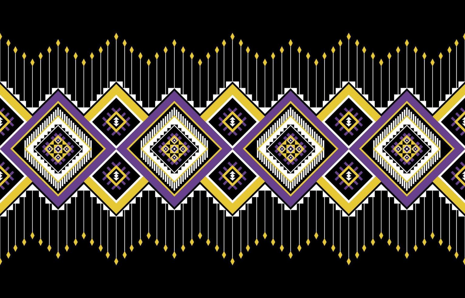 étnico sem costura padrão tradicional. ornamento de vetor tribal. design para plano de fundo, ilustração, papel de parede, tecido, asteca, roupas, tapete, batik, bordado